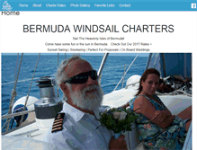 Tablet Screenshot of bermudawindsailcharters.com